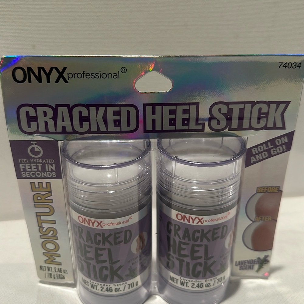 Onyx (2) pack Cracked Heel Stick with Lavender Scent.